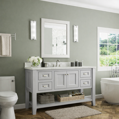 54-inch Trenton Furniture Vanity Bathroom Cabinet