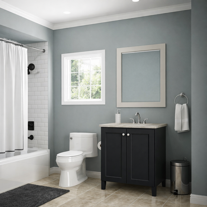 24-inch Trenton Tapered Legs Vanity Bathroom Cabinet