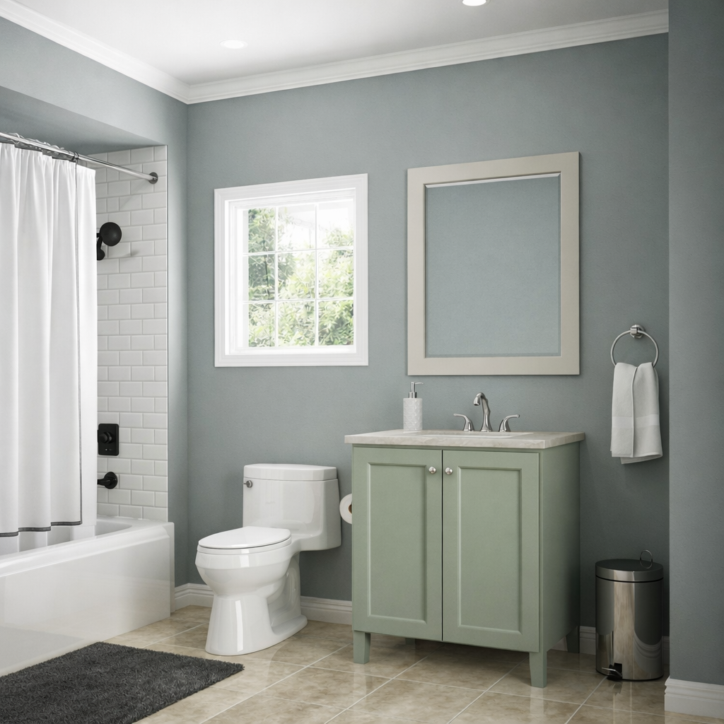 24-inch Trenton Tapered Legs Vanity Bathroom Cabinet