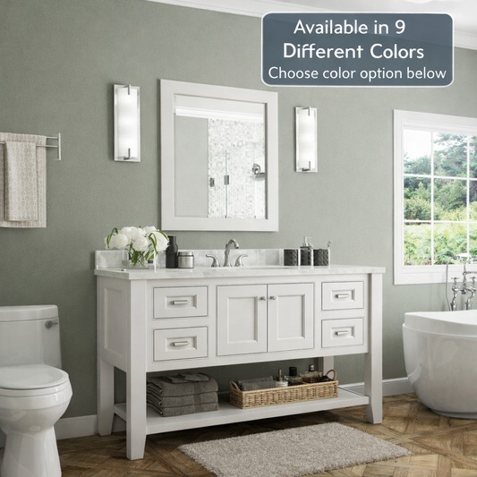 54-inch Trenton Furniture Vanity Bathroom Cabinet